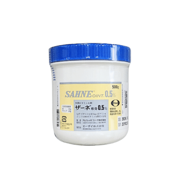 SAHNE Ointment 0.5% Vitamin A Topical Cream 500g